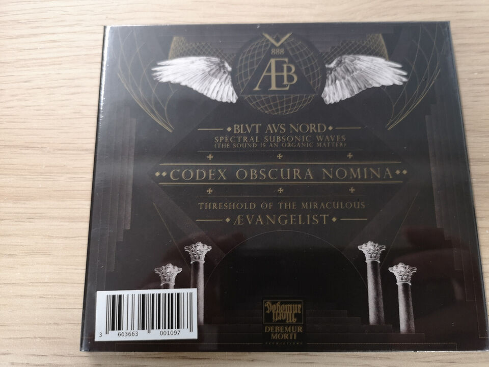 Blut Aus Nord / Aevangelist "Codex Obscura Nomina" Sealed CD France 2016