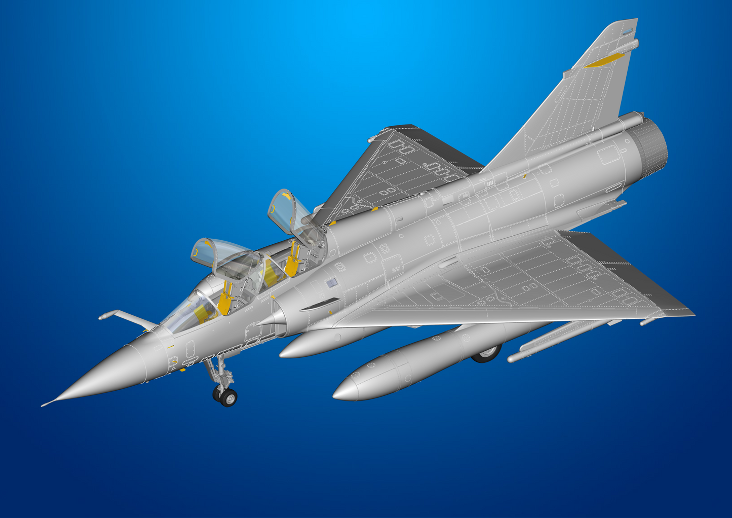 Dassault Mirage 2000B (Biplace) - MODELSVIT 1/72