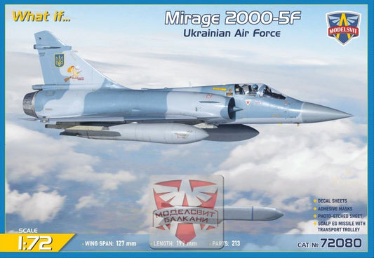 Mirage 2000-5F Ukrainian Air Force - MODELSVIT 1/72