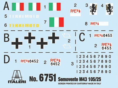 Semovente M43 da 105/25 "Bassotto" -ITALERI 1/35