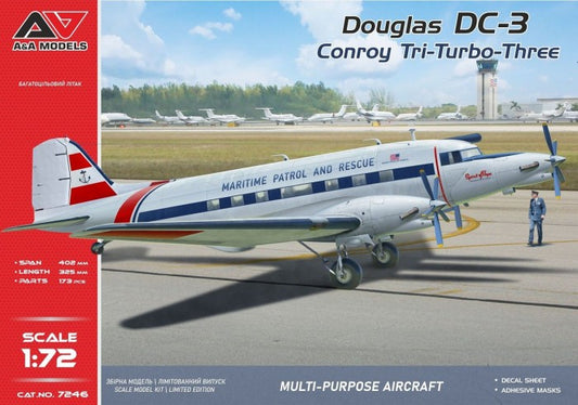 Douglas DC-3 Conroy Tri-Turbo-Three - A&A Models 1/72