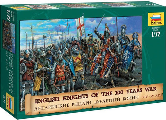 English Knights 100 Years War - ZVEZDA 1/72