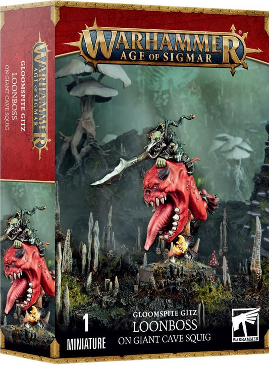 Loonboss on Giant Cave Squig - Gloomspite Gitz - Warhammer Age Of Sigmar / Citadel