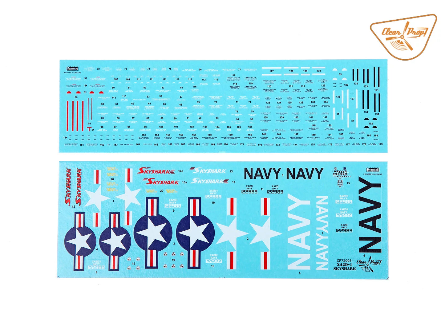 XA2D-1 Skyshark (Early Version) - CLEAR PROP 1/72