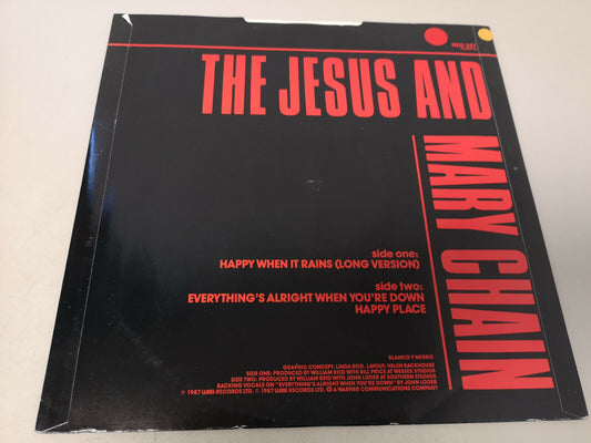 Jesus and Mary Chain "Happy When it Rains" Orig UK 1987 12" EP EX/M-
