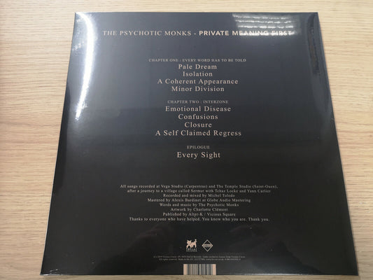 Psychotic Monks "Private Meaning First" NEW Sealed 2019