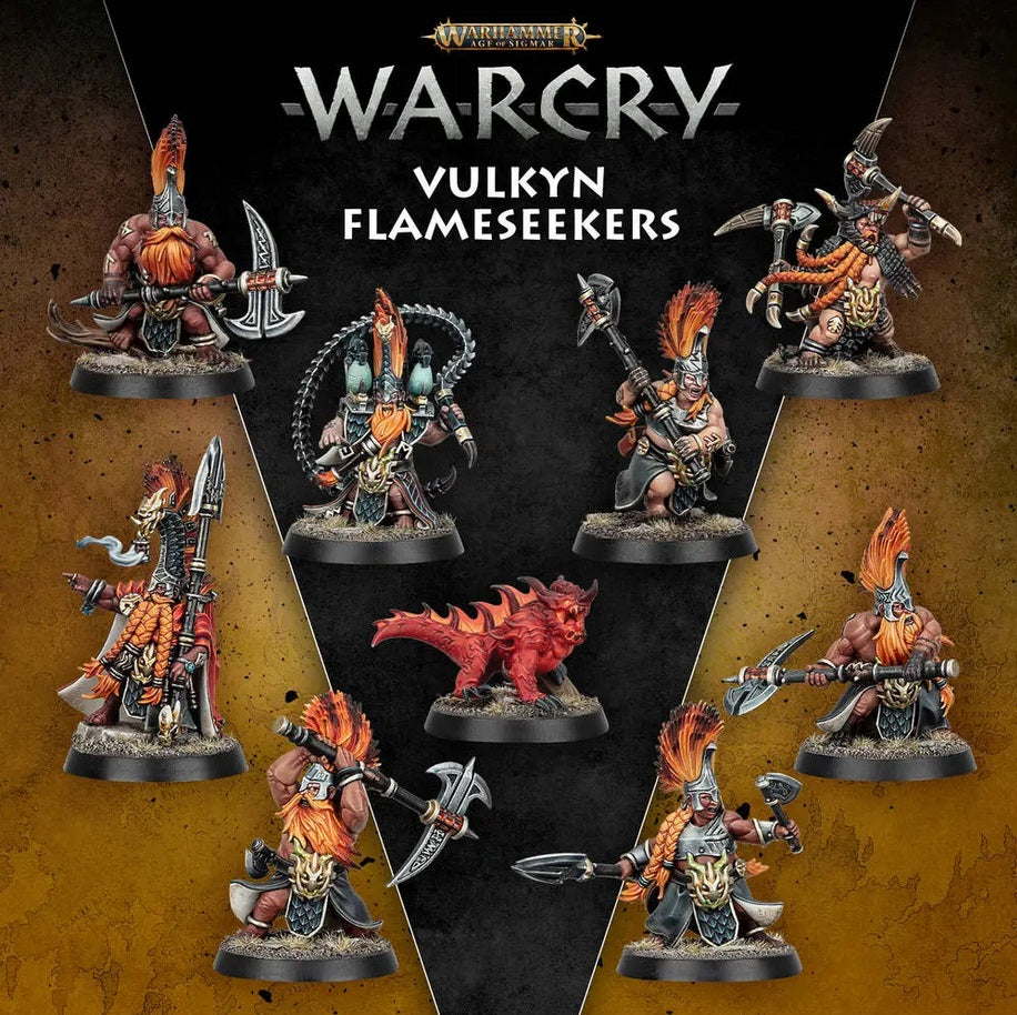 Vulkyn Flameseekers / Traqueflammes Vulkyn - Fyreslayers - WARHAMMER AGE OF SIGMAR / WARCRY / CITADEL