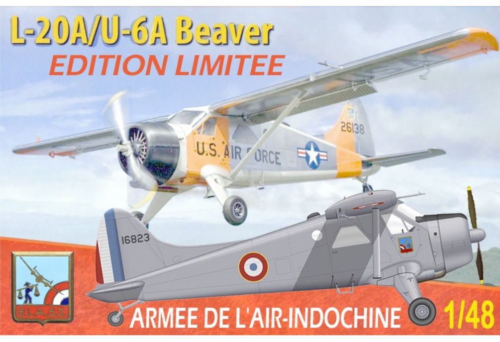 L-20A/U-6A Beaver - Edition Limitée - Armée de l'air Indochine - Kit Amélioré DORA WINGS 1/48