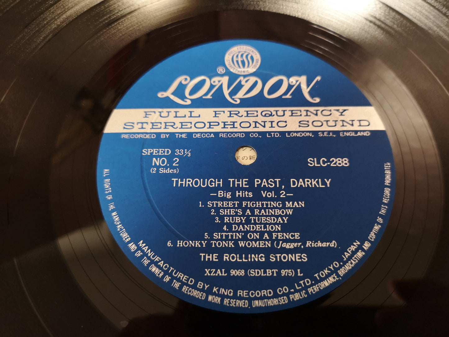 Rolling Stones "Through the Past, Darkly" Orig Japan 1967 M-/EX