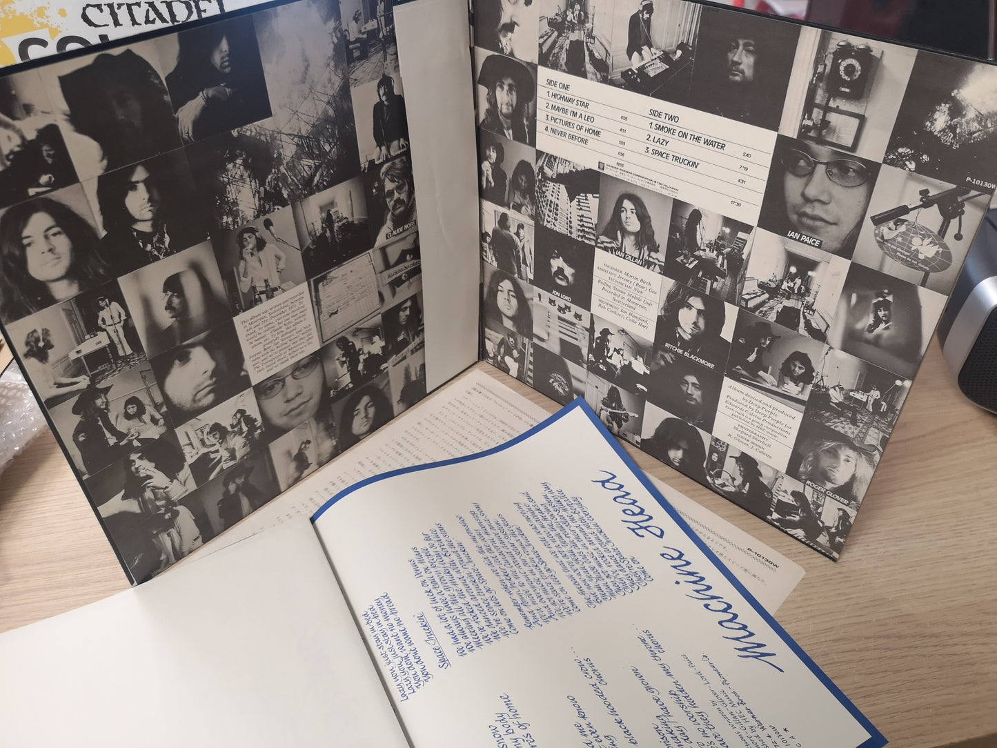 Deep Purple "Machine Head" Re Japan 1976 w/ Obi & Inserts EX/M-