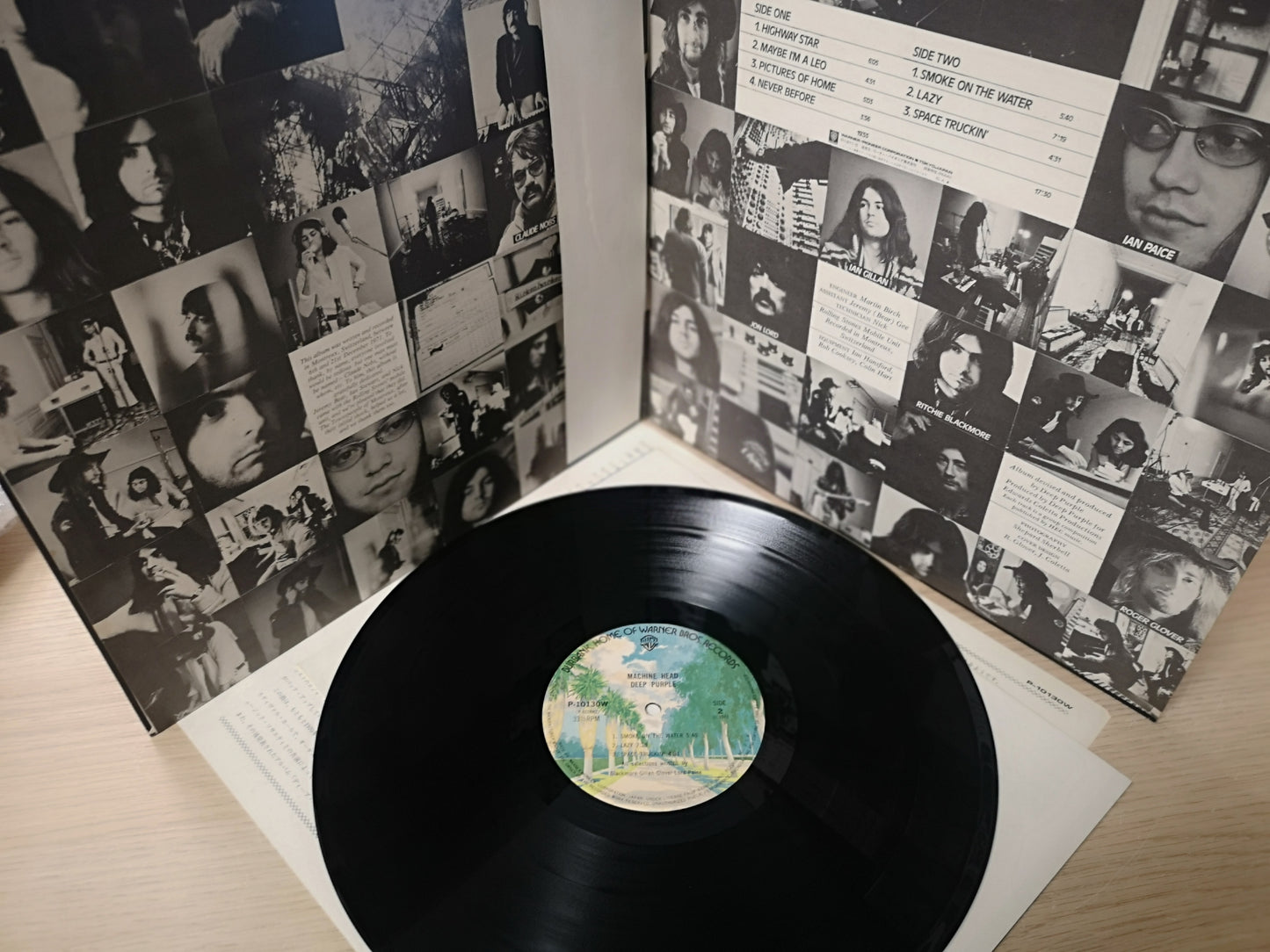 Deep Purple "Machine Head" Re Japan 1976 w/ Obi & Inserts EX/M-