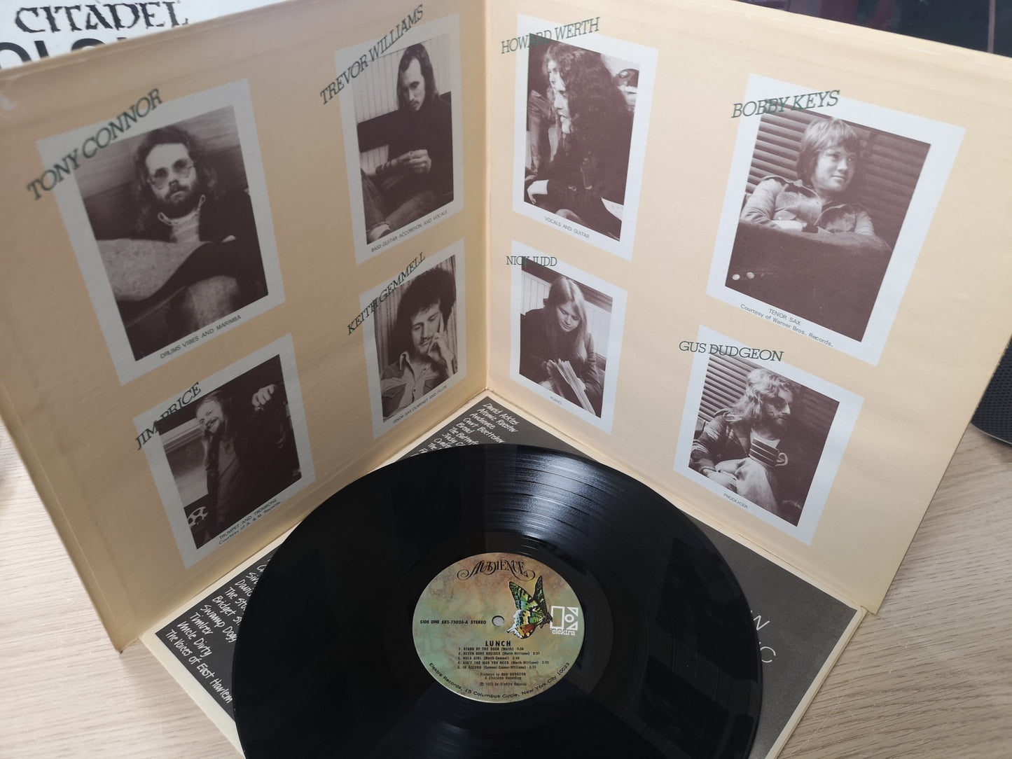 Audience "Lunch" Orig Us 1972 VG/EX UK Prog