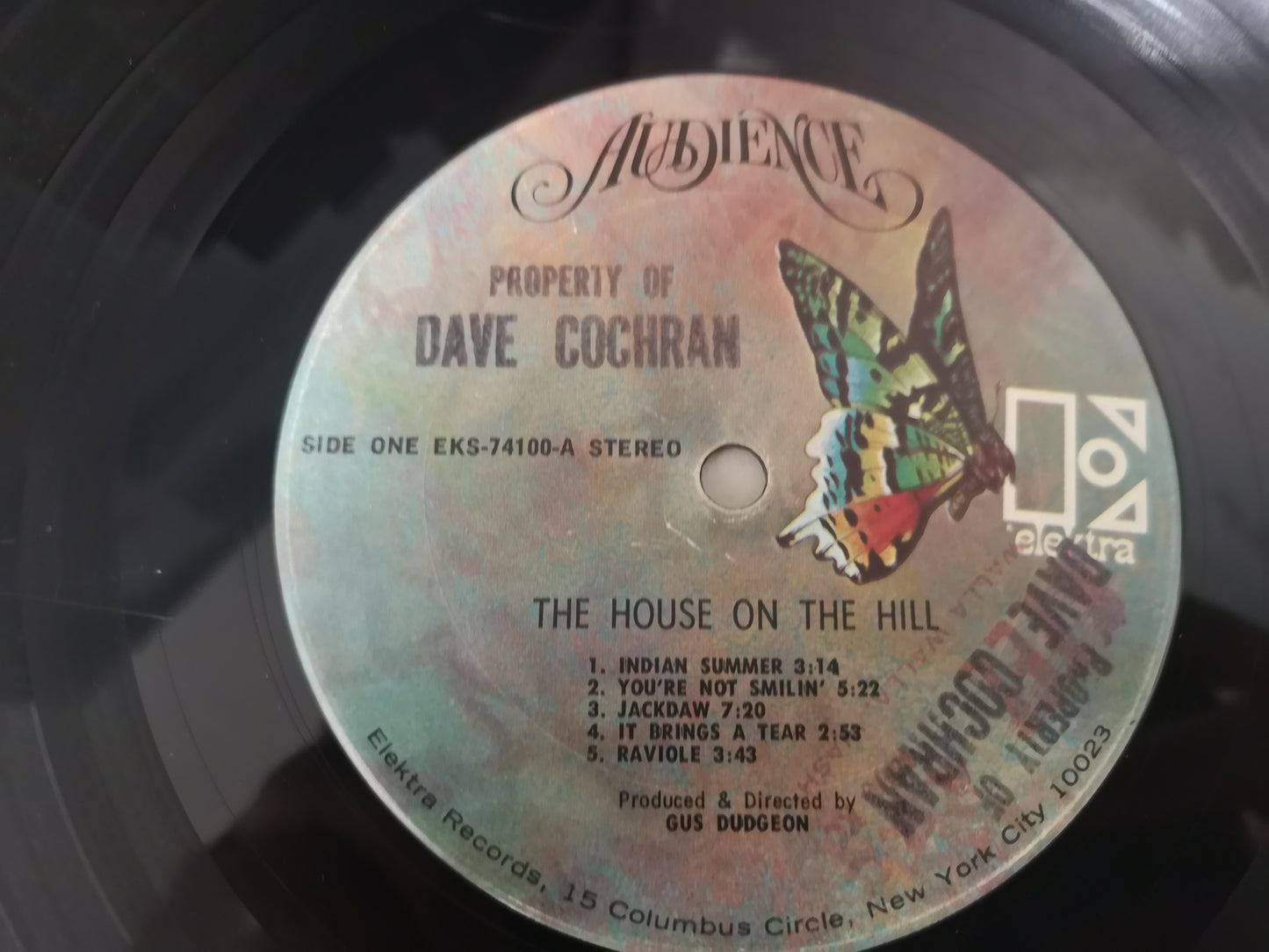 Audience "The House on the Hill" Orig Us 1971 VG/EX