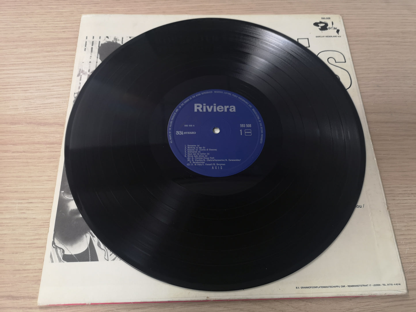 Axis "S/T" Orig Holl 1972 VG/EX Greek Psych/Prog