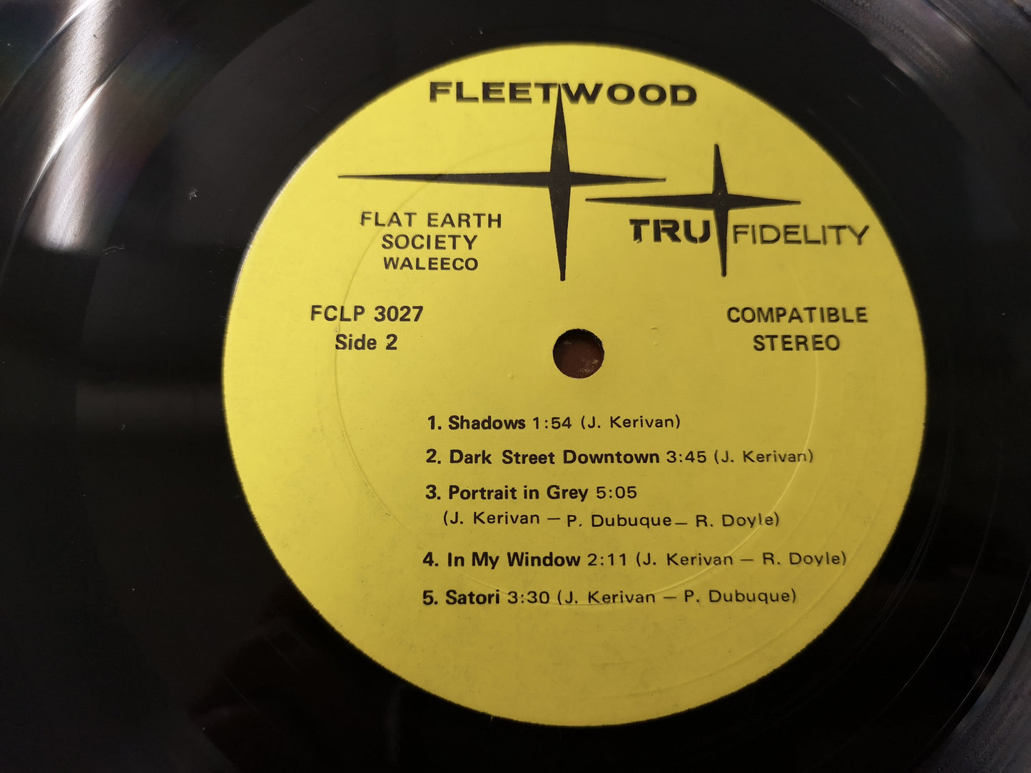 Flat Earth Society "Waleeco" Orig US 1968 EX/EX Boston Psych