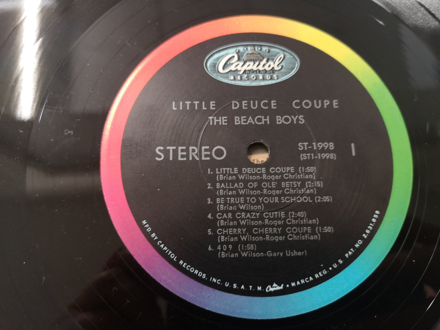 Beach Boys "Little Deuce Coupe" Orig US 1963 EX/M-