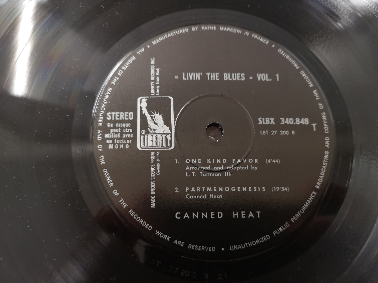 Canned Heat "Livin' The Blues Vol.1" Orig France M-/M- 1969