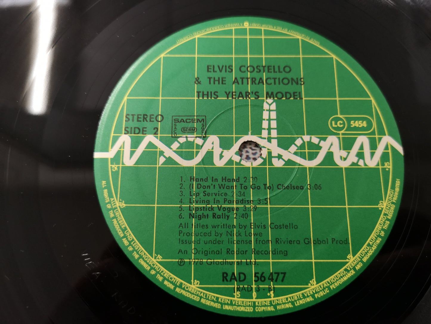 Elvis Costello "This Year's Model" Orig Germany 1978 M-/M-