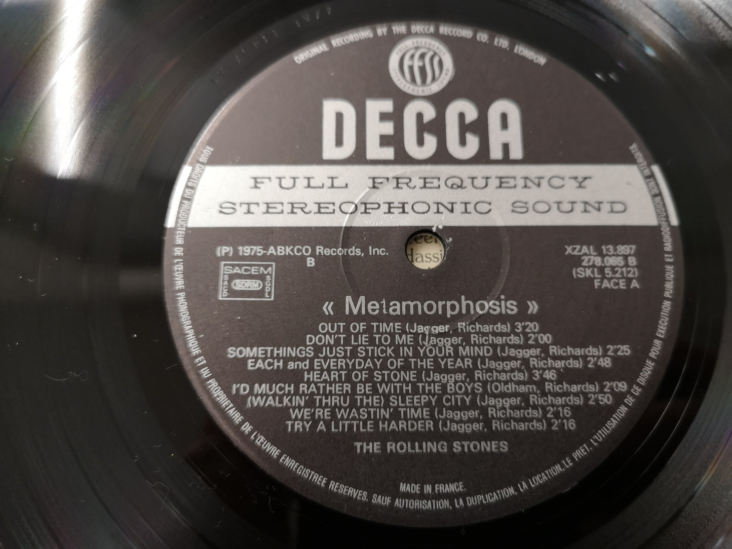 Rolling Stones "Metamorphosis" Orig France 1975 M-/M-