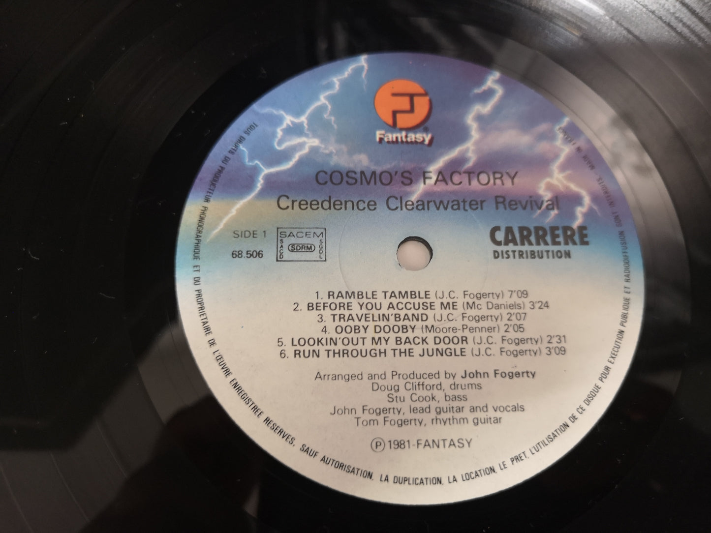 Creedence Clearwater Revival "Cosmo's Factory" RE France 1981 M-/M-