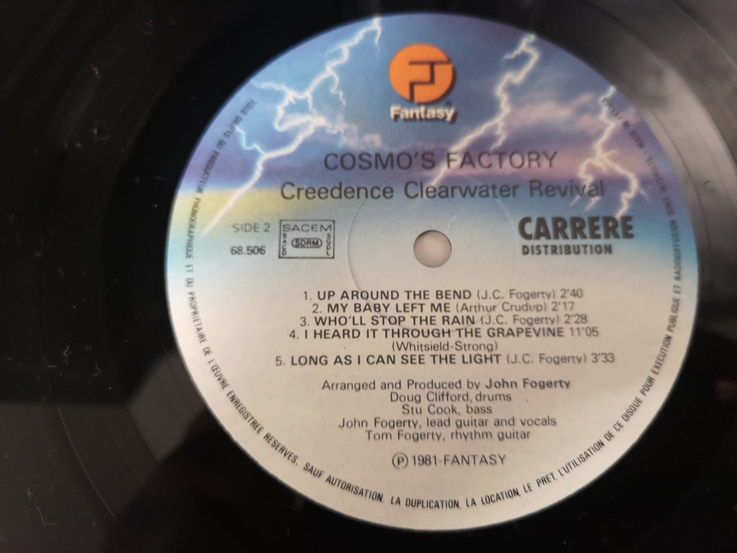 Creedence Clearwater Revival "Cosmo's Factory" RE France 1981 M-/M-