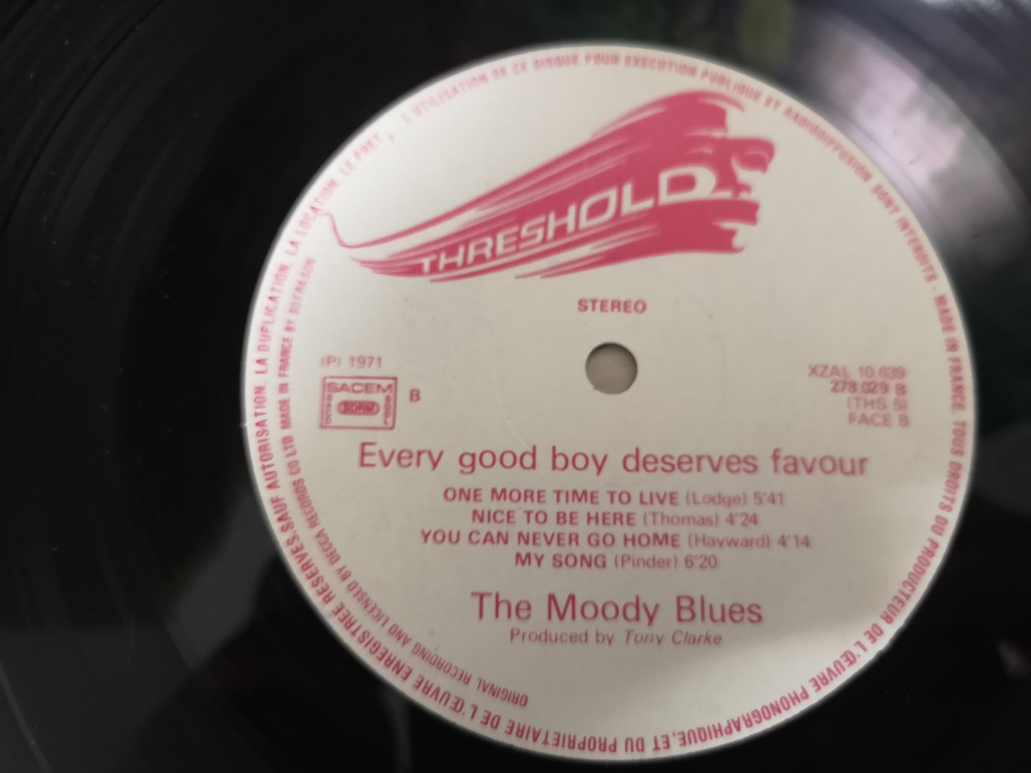 Moody Blues "Every Good Boy Deserves Favour" Orig France 1971 M-/M-