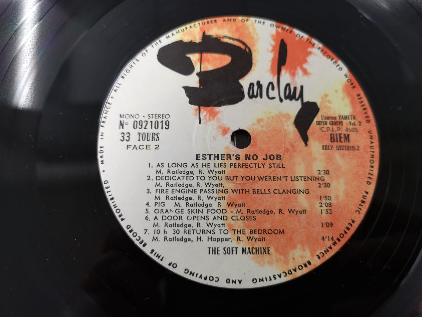 Soft Machine "Vol 2" Orig France 1969 M-/M-