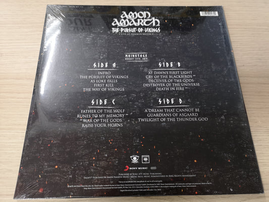 Amon Amarth "The Pursuit of Vikings . Live" Sealed/New Double 2018 .