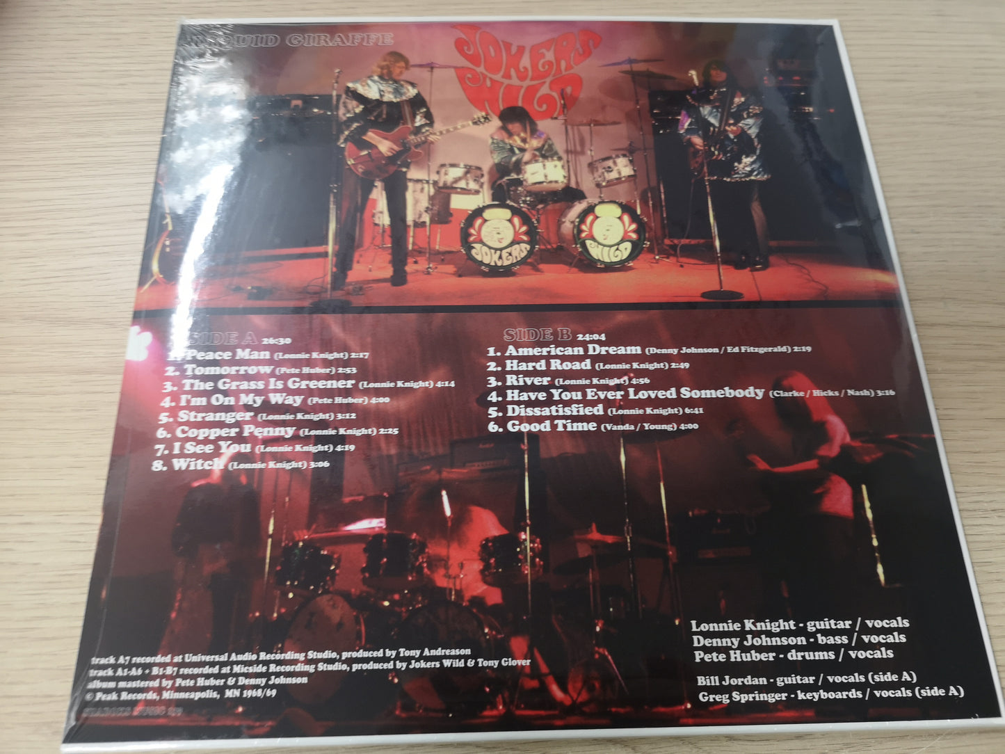 Jokers Wild "Liquid Giraffe" Shadoks Ger Sealed '68/69 Tracks