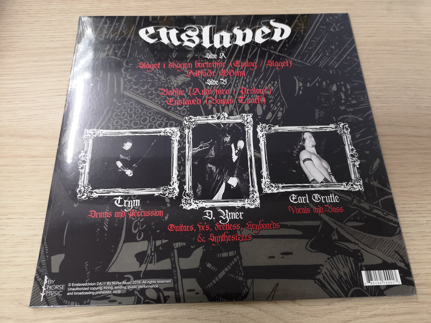 Enslaved "Hordanes Land" Re 2018 Sealed