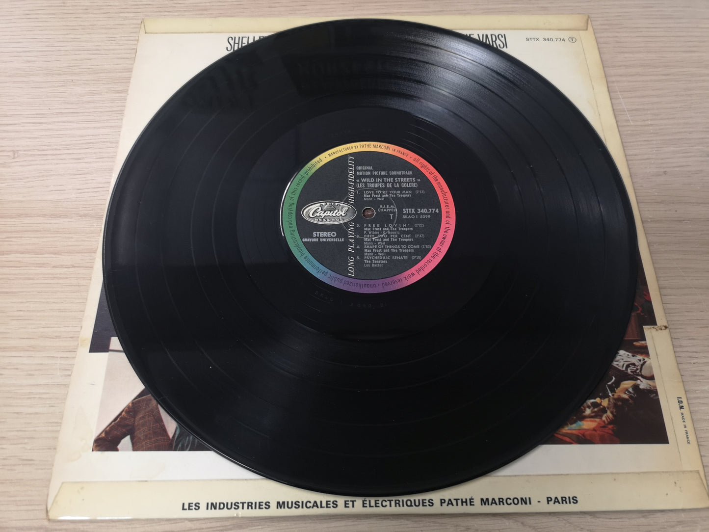 Soundtrack "Wild in the Streets" Orig France 1967 Max Frost EX/EX