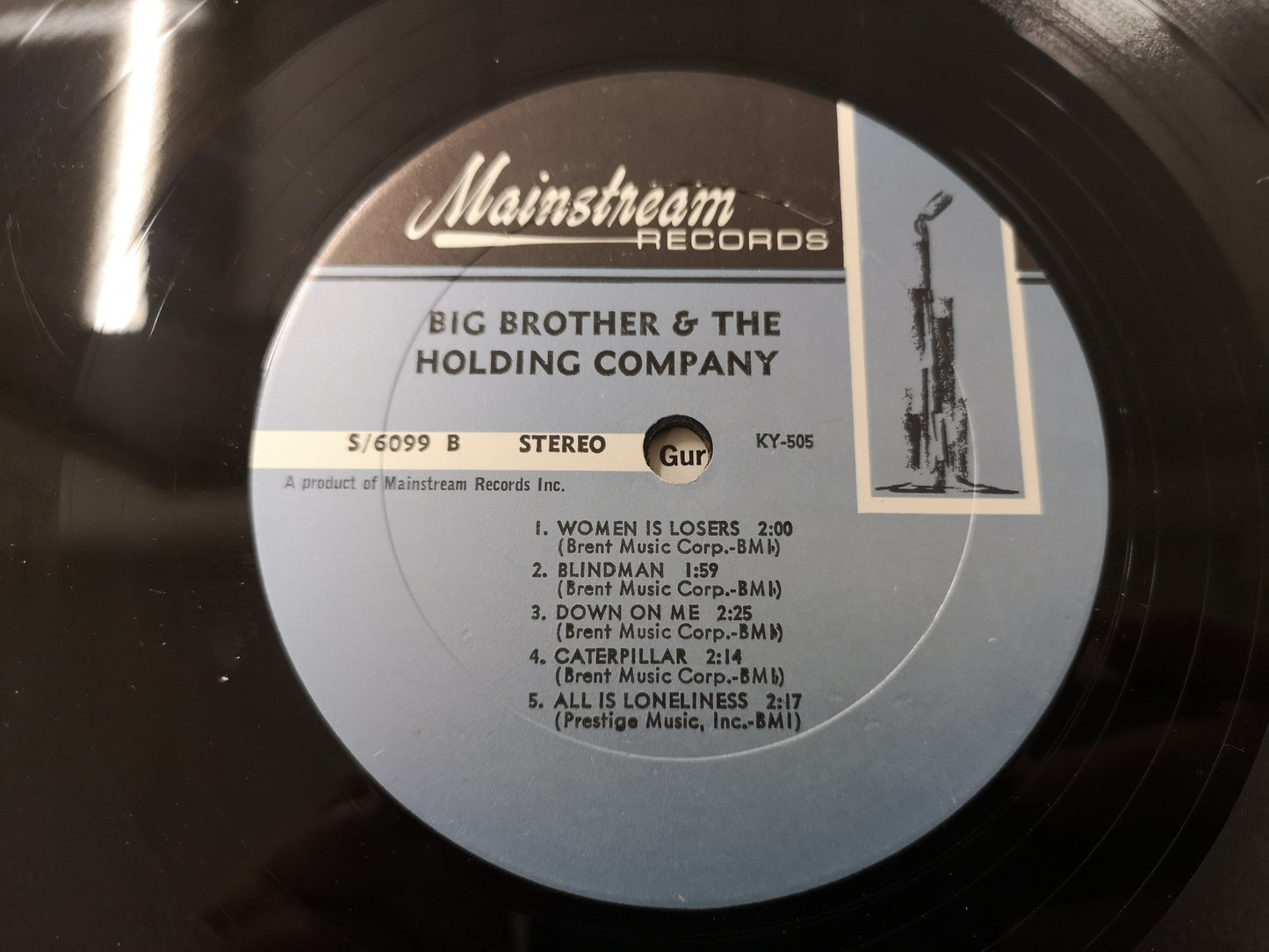 Big Brother & The Holding Co. "S/T" Orig US 1967 VG/VG Janis Joplin