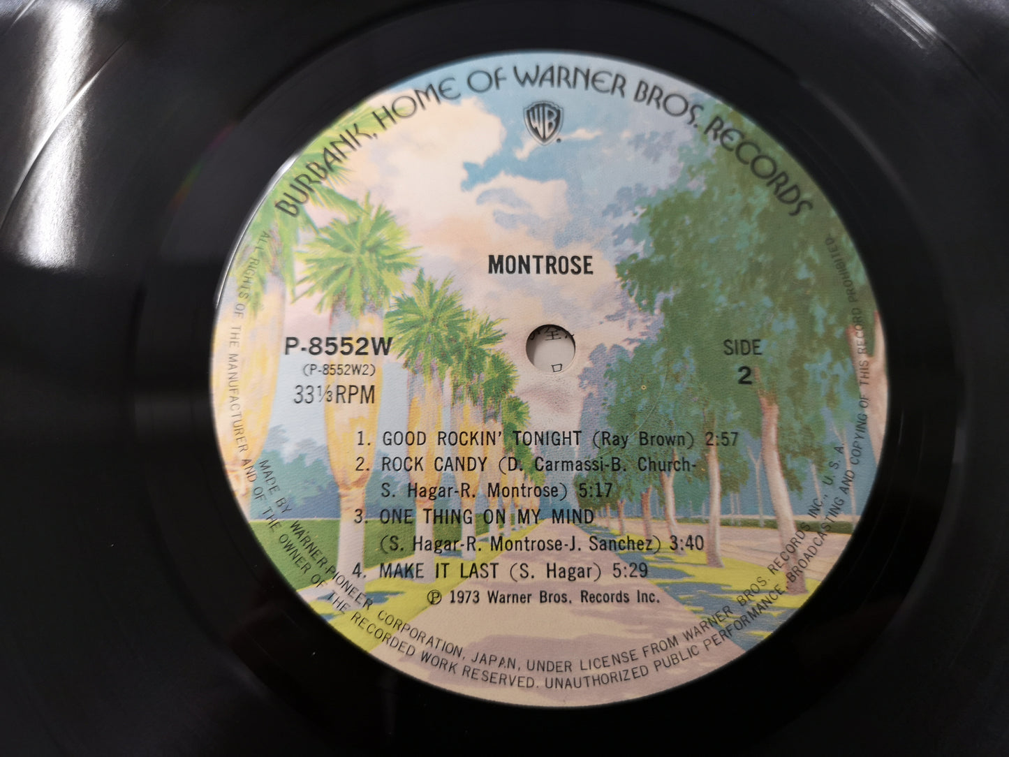 Montrose "S/T" Orig Japan 1975 M-/M- w/ Obi & Insert