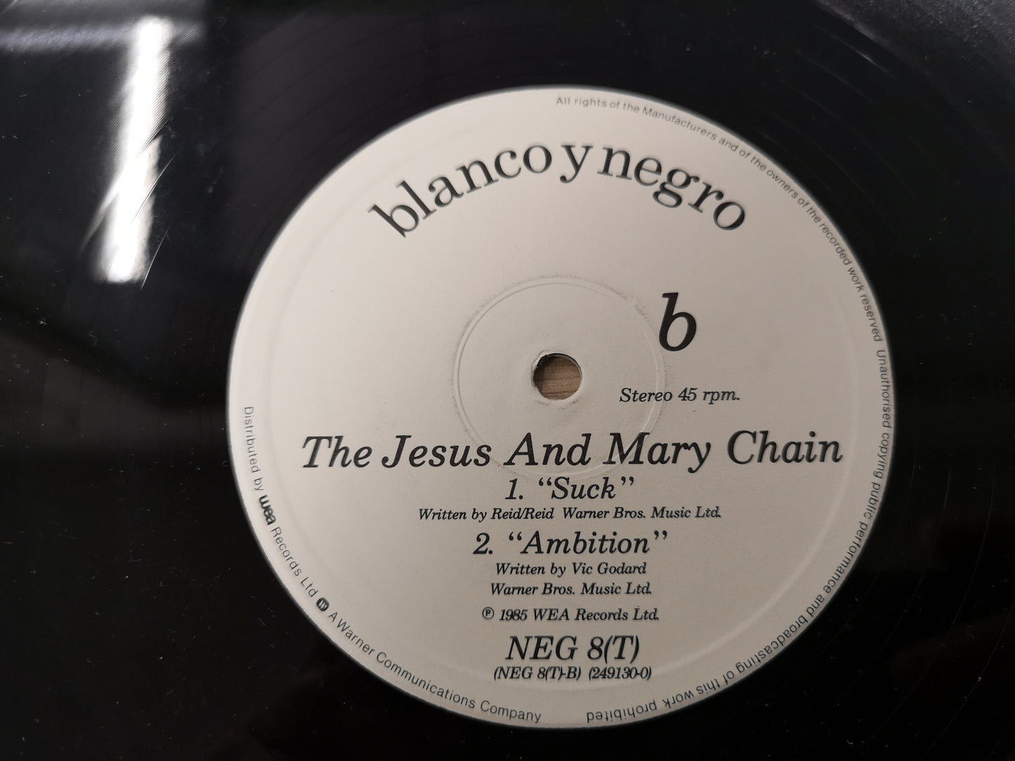 Jesus and Mary Chain "Never Understand" Orig UK 1985 -/M- 12" Maxi