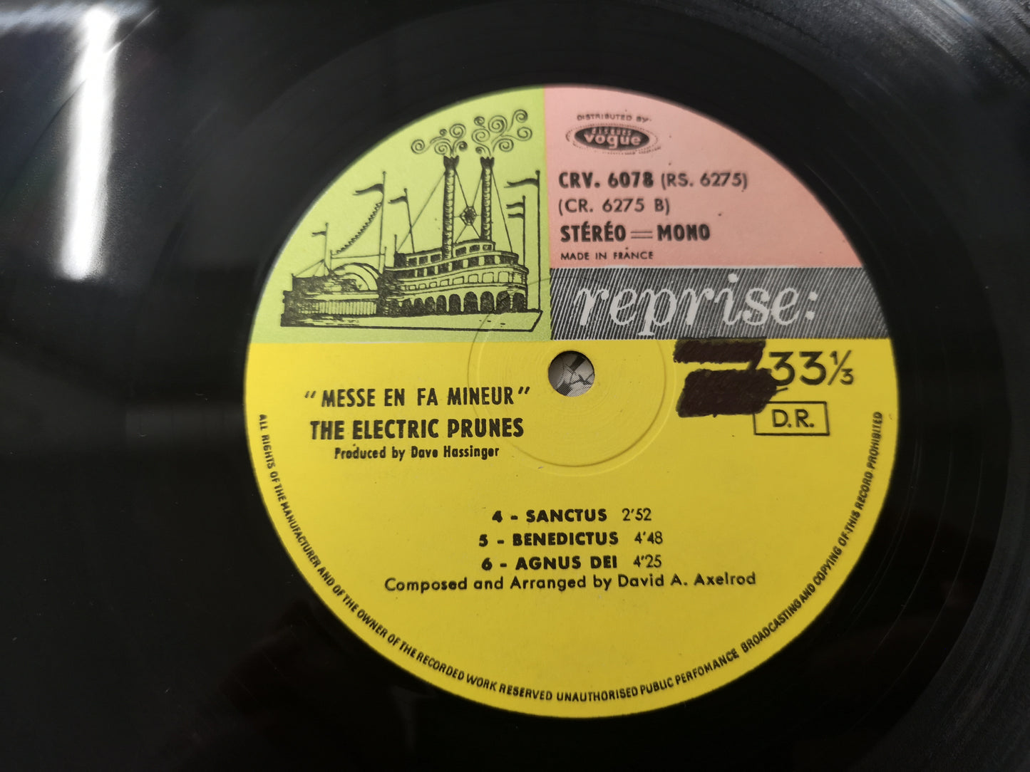 Electric Prunes "Mass in F Minor" Orig France 1968 EX/EX