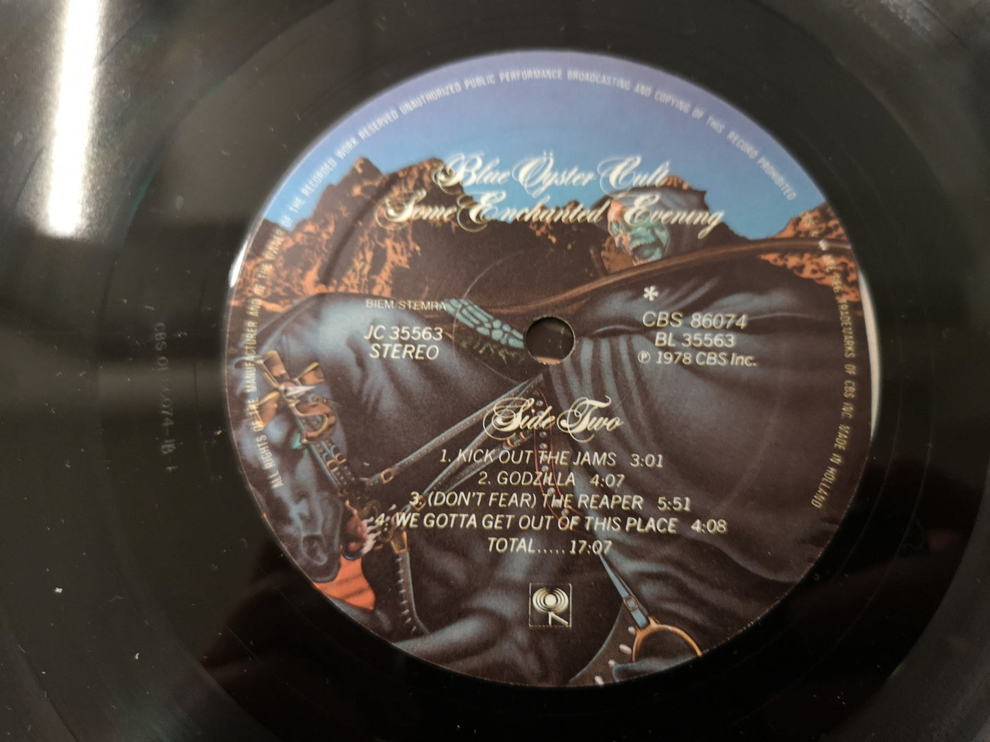 Blue Öyster Cult "Some Enchanted Evening" Orig Holland 1978 VG/VG+