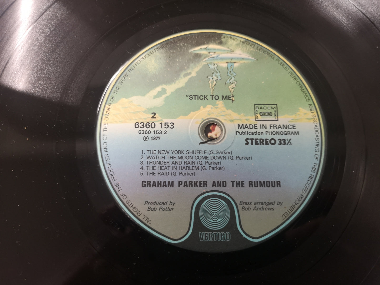 Graham Parker & The Rumour "Stick to Me" Orig France 1977 VG++/EX