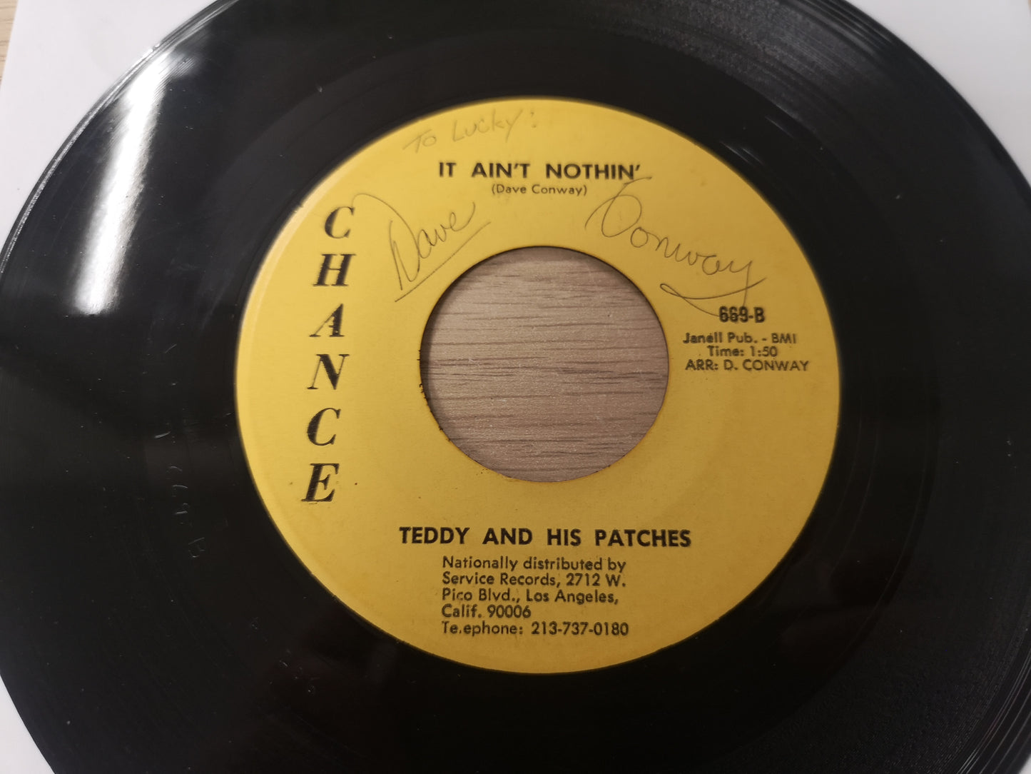 Teddy & His Patches "Haight-Ashbury" Orig US 1967 VG+
