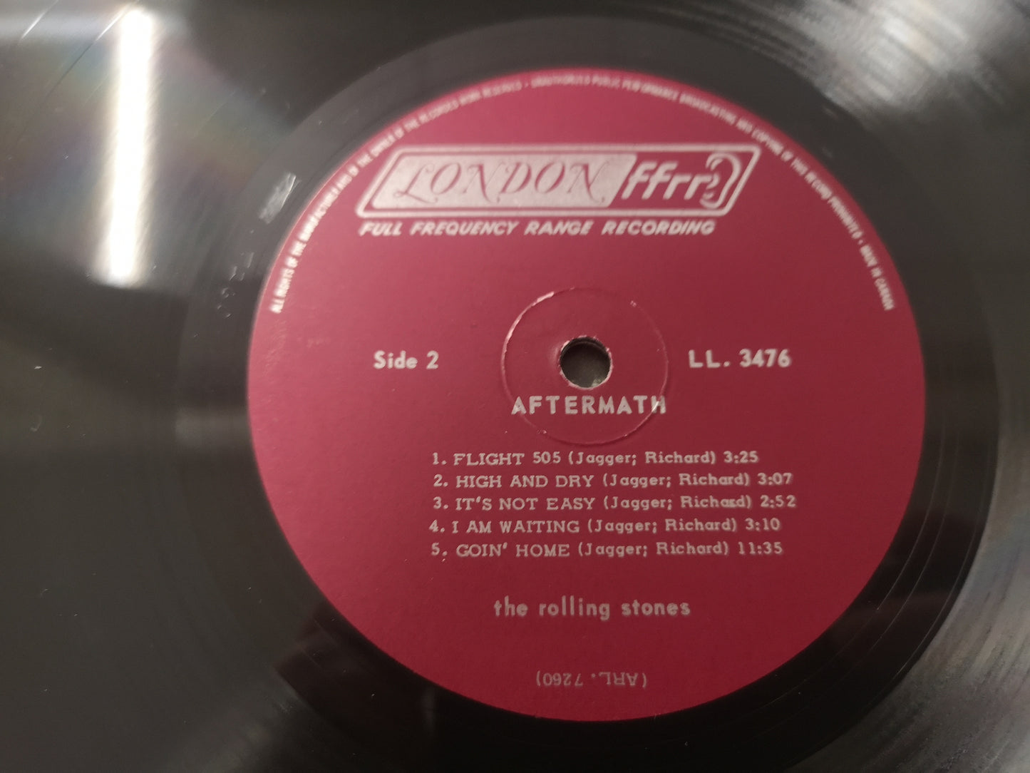 Rolling Stones "Aftermath" Orig Canada Mono 1966 VG+/VG