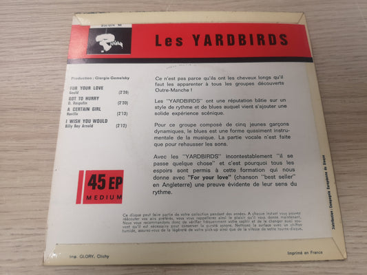 Yardbirds "For your Love" Orig France EP 1965 M-/VG++