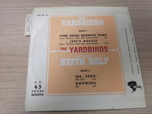 Yardbirds "Over Under Sideways Down" Orig France 1966 w/ Keith Relf EX/VG++