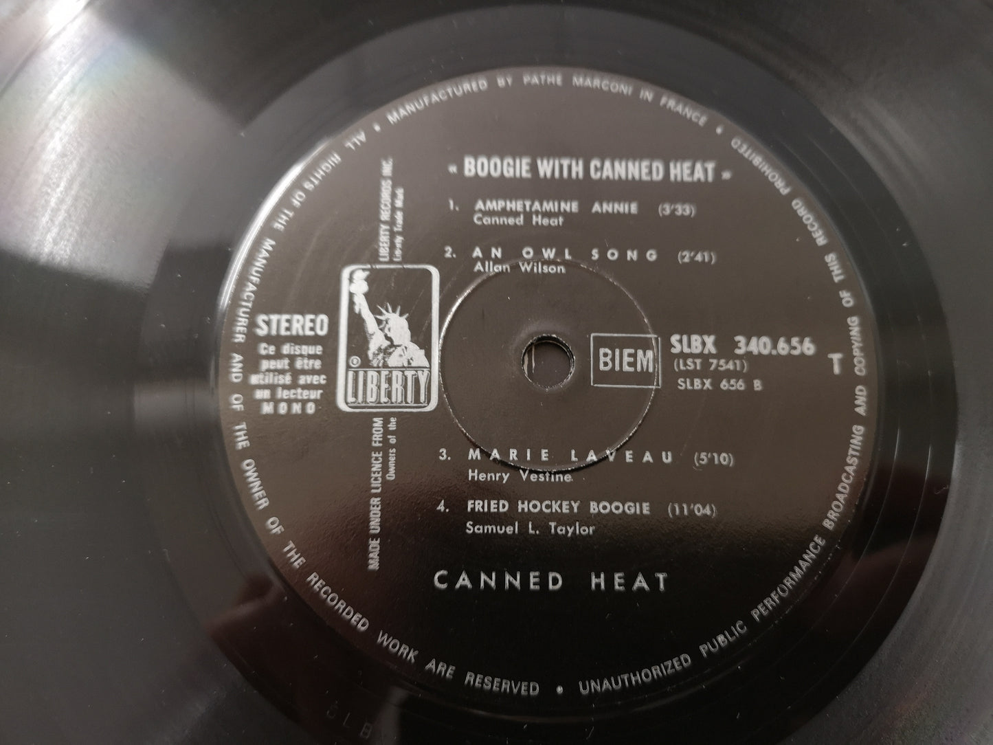 Canned Heat "Boogie With" Orig France 1968 M-/M-