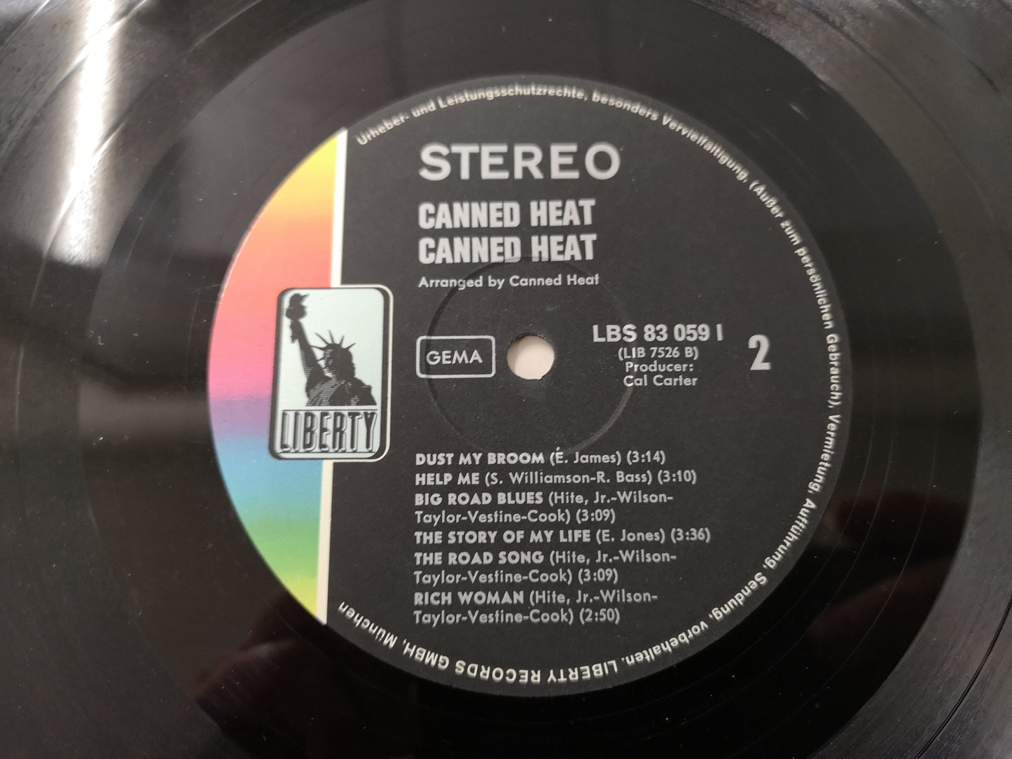 Canned Heat "S/T" Orig Germany Stereo 1967 EX/M-