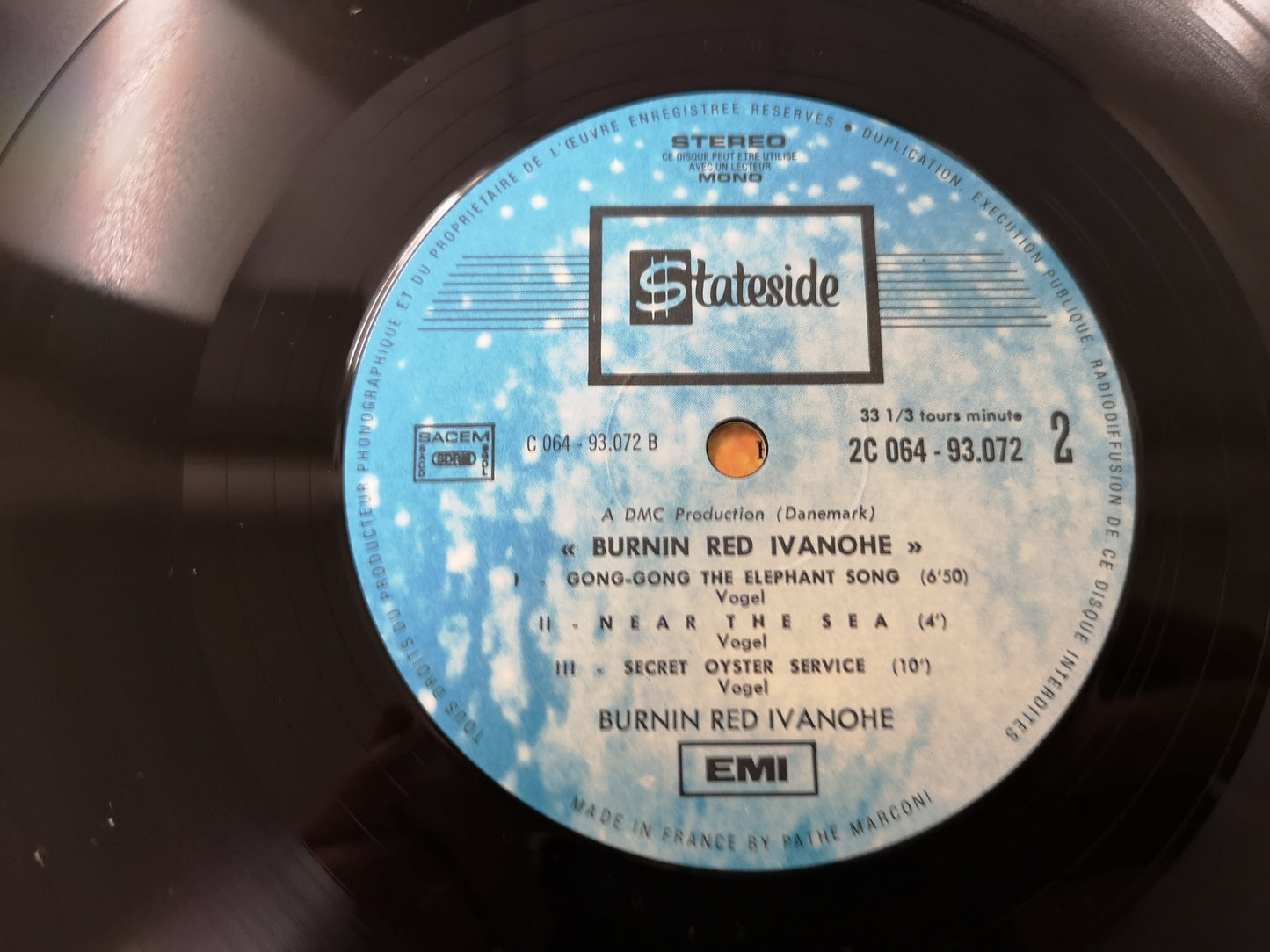 Burnin Red Ivanhoe "S/T" Orig France 1970 M-/M-
