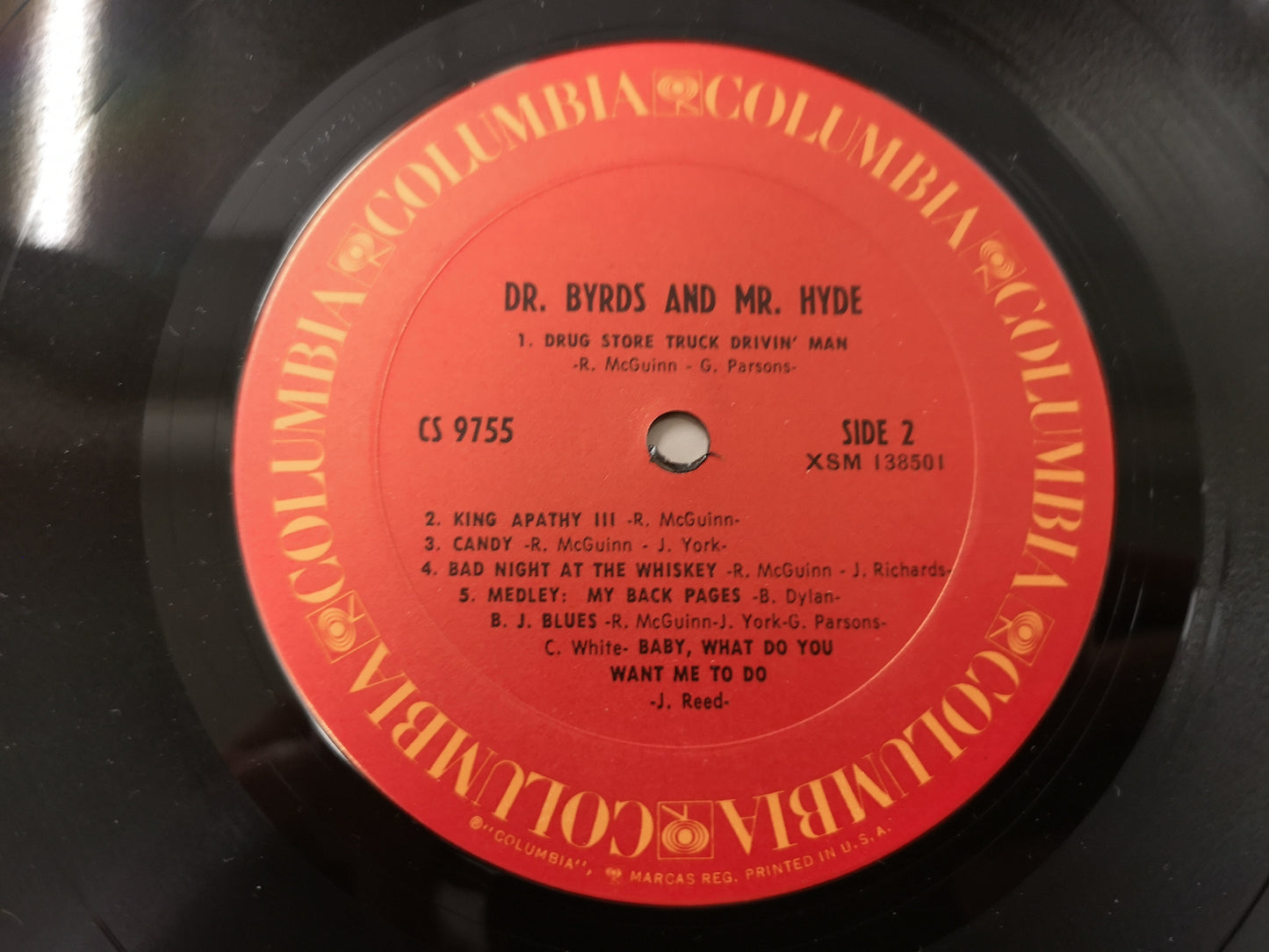 Byrds "Dr. Byrds & Mr. Hyde" Re US 1971 M-/M- (Re of '69 Lp)
