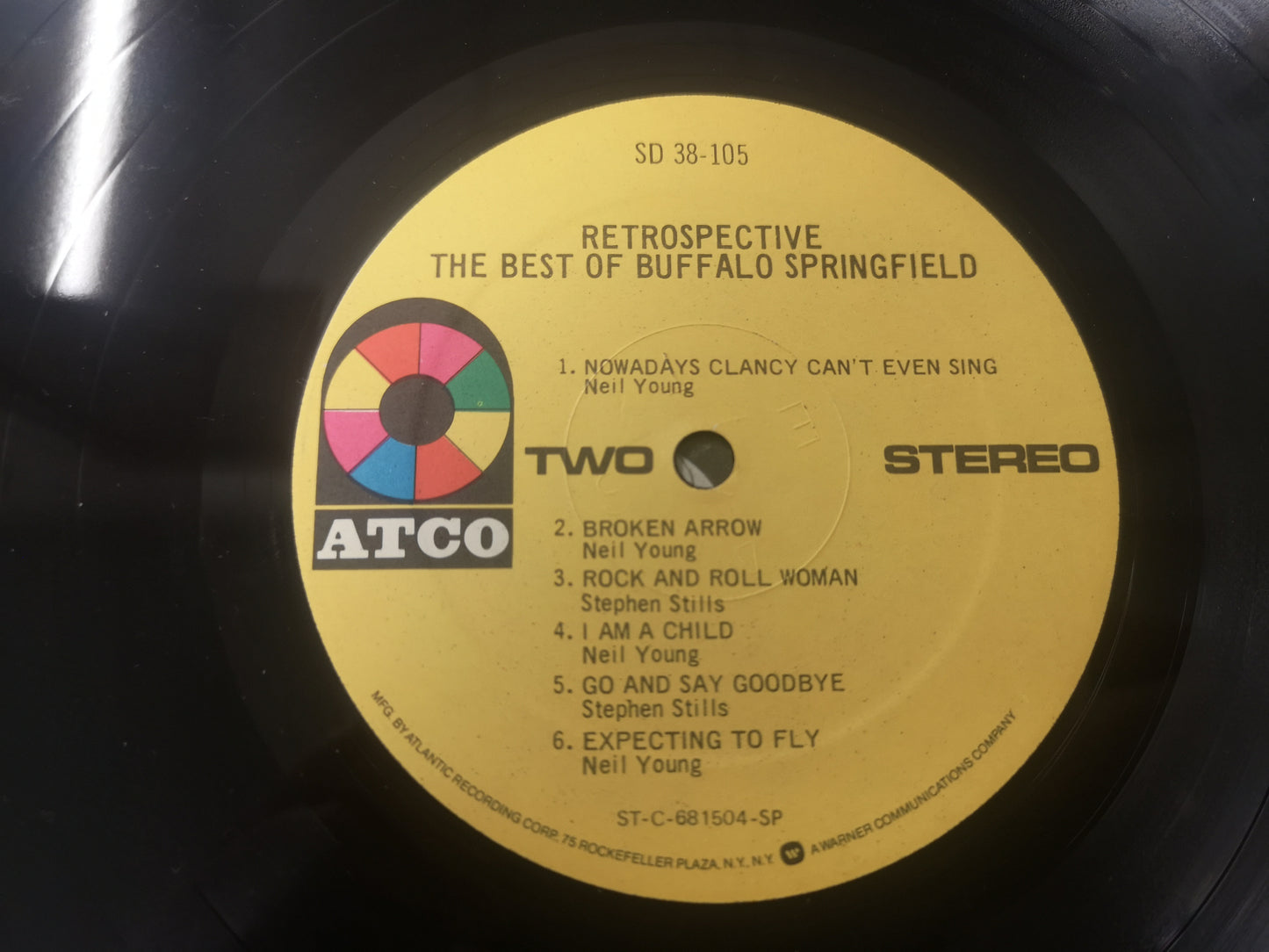 Buffalo Springfield "Retrospective - The Best of" Orig US 1968 VG/EX
