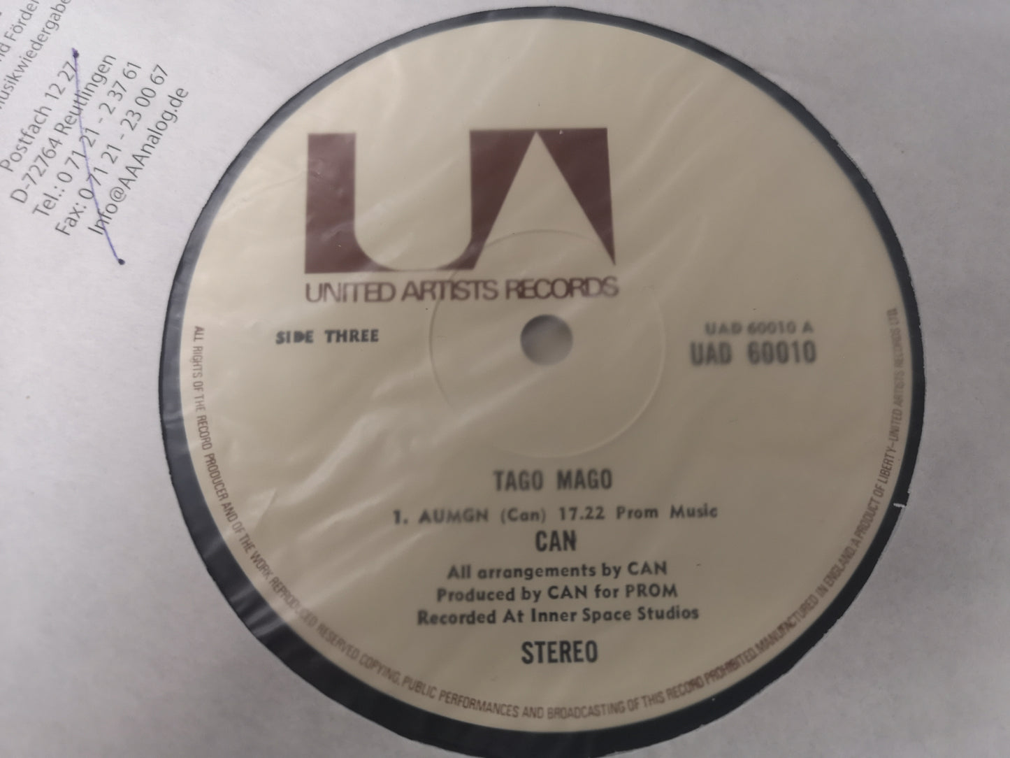 Can "Tago Mago" Orig UK 1971 EX/M- (Different Cover)
