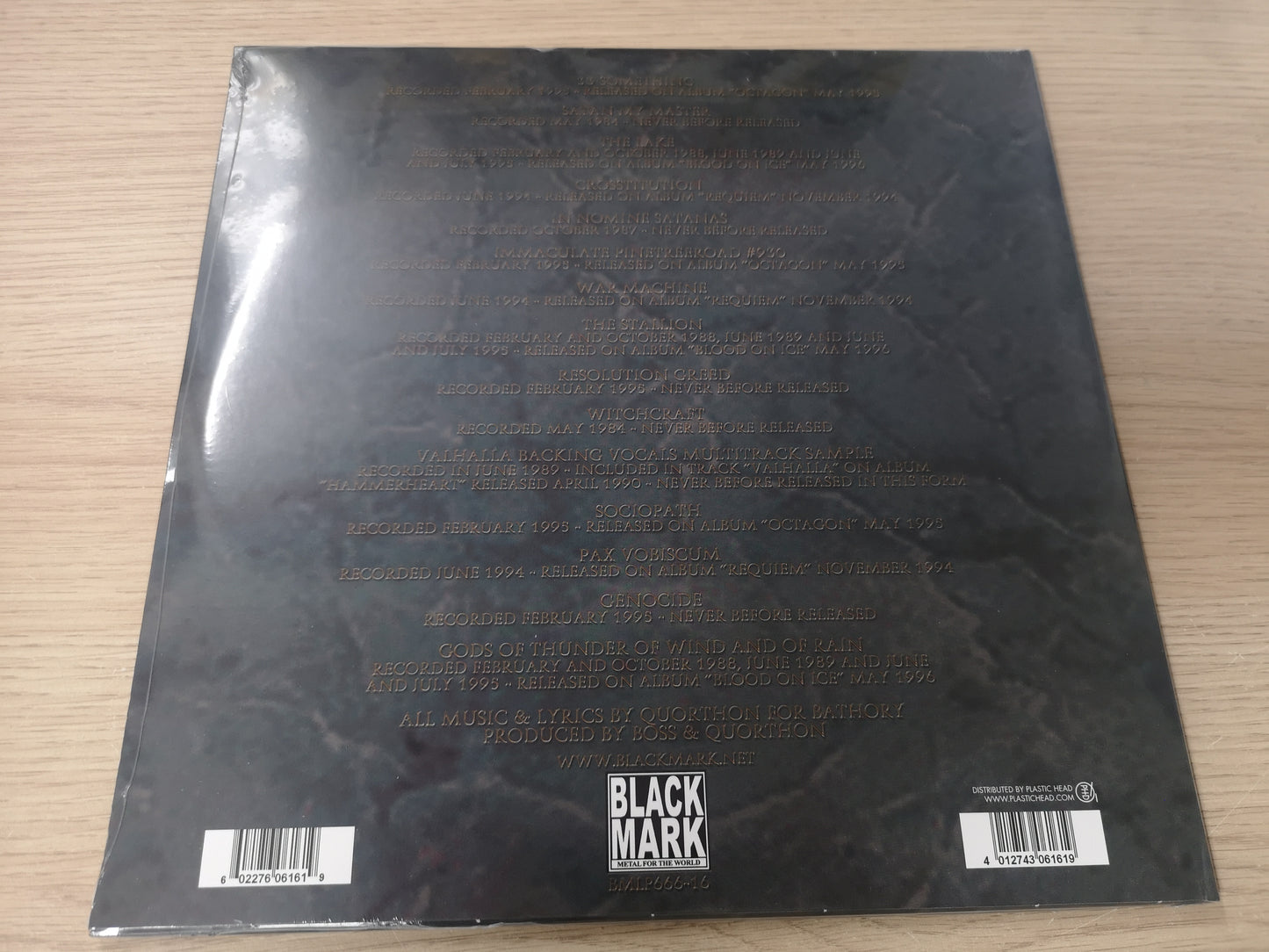 Bathory "Jubileum Vol.III" RE SEALED Double Album 2021