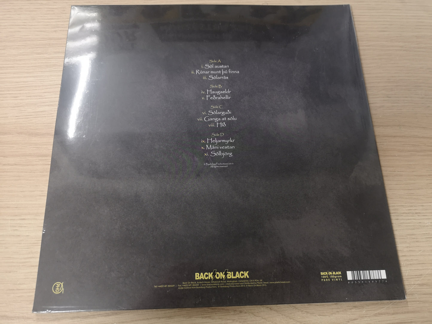 Burzum "Sôl Austan, Mâni Vestan" SEALED UK 2013 Double