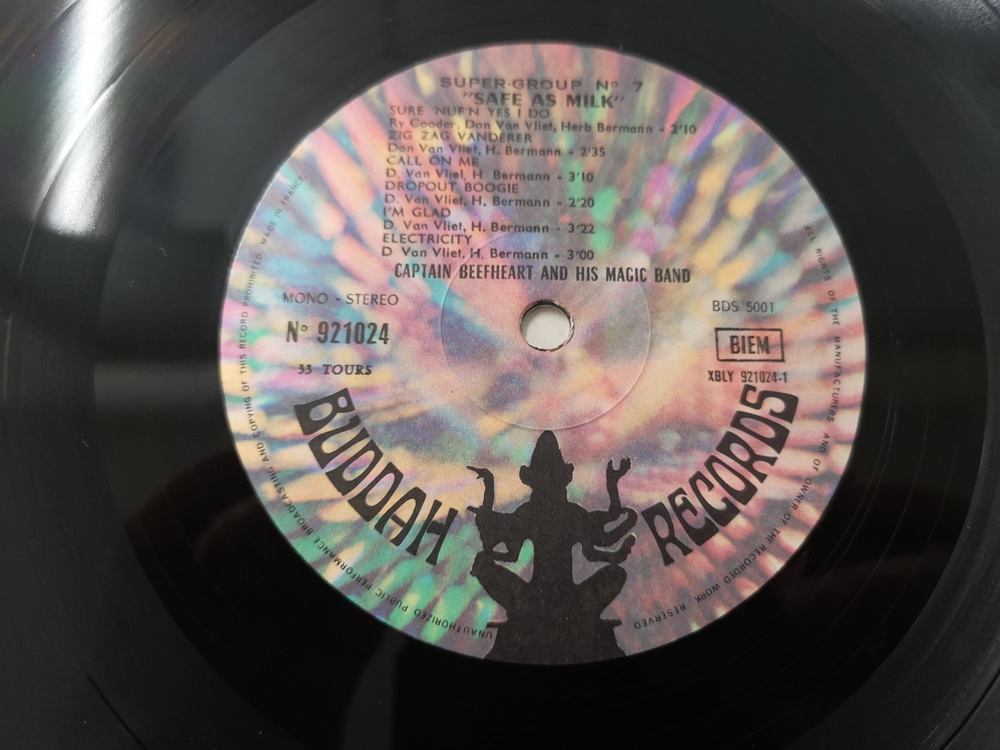 Captain Beefheart & His Magic Band "Safe as Milk" Orig France 1970 VG++/M-